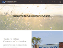Tablet Screenshot of cornerstoneofsandwich.com